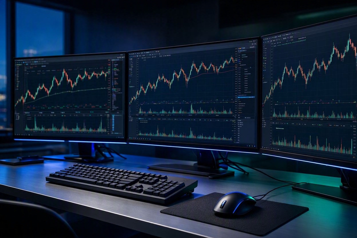 Prop firm passing guide - trader analyzing charts